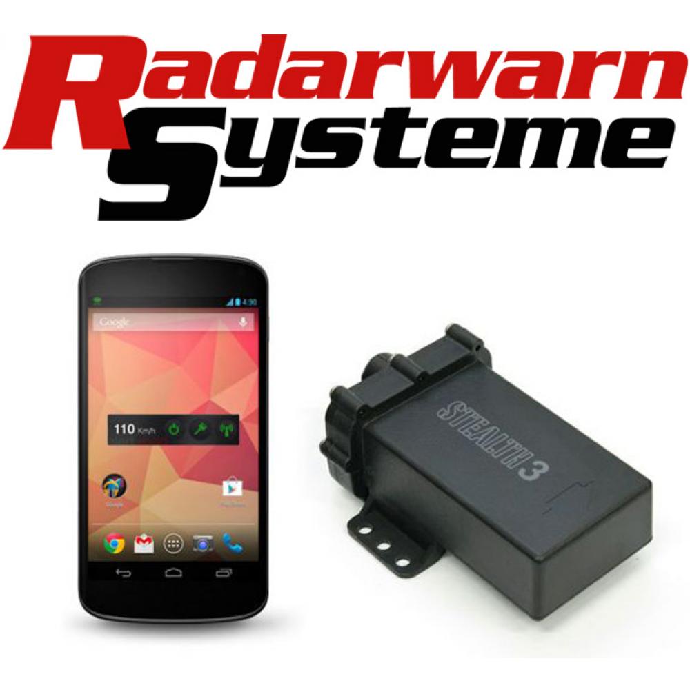 Stealth 5 Bluetooth Radarwarner mit Radarsensor & GPS